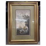 Wall art print titled "The Fishery," originally