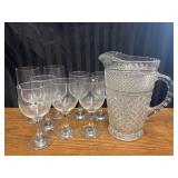 Anchor Hocking pitcher in the Wexford pattern,