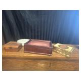1980s Mele wood jewelry box,and other trinket