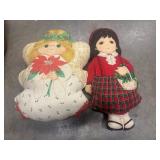 2 1970s Spring Mills cut and sew angel and girl.