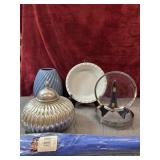 10 pc. Decorative mercury glass jar rounded,