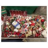 Trunk full of Christmas Ornaments, Decor, Etc.