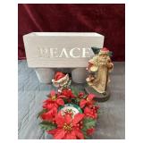 Bundle of Christmas includes mugs, white wood