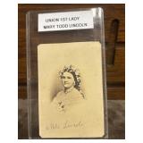Vintage carte de visite portrait of Mary Todd