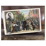 Early 20th-century postcard features artwork by