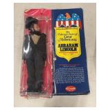 8" 1976 Abraham Lincoln action figure.