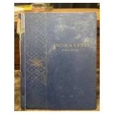 Lincoln Cents collection book with 2 key dates.