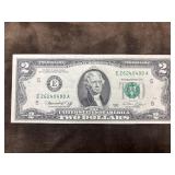1976 Series United States two-dollar bill