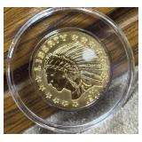 COPY Commemorative Repro of 1911 Indian Head Gold