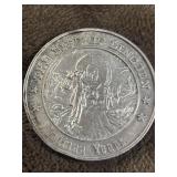 Silver round from The Lincoln Mint