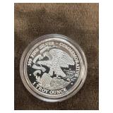 1 Troy Ounce .999 Fine Silver. E PLURIBUS UNUM"