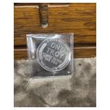 1 Troy Ounce .999 Fine Silver.
