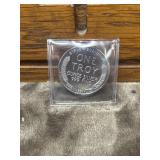 1 Troy Ounce .999 Fine Silver.