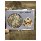 .999 fine silver. 1995 American Eagle Silver