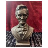 Vintage Abraham Lincoln Plaster Bust Statue