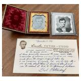 EXTREMELY RARE Abraham Lincoln Ambrotype Portrait