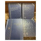 4 Lincoln Cents Books starting 1941. Book number