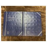 2 Lincoln Cent Collection books  1941-1974 book