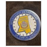Colorized Mississippi Highway Patrol Challenge