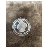 Morgan Silver Dollar tribute coin. COPY.