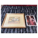 2 pc. Framed limited edition print titled