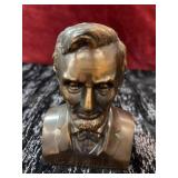 Vintage Abraham ABE Lincoln Bust head coin bank