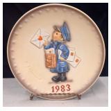1983 M.J. Hummel Annual Plate "Mailman"