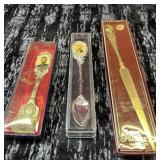 3pc. Bates & Klinke silver plated collectable