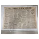 Original The Lowell Daily Courier, an American