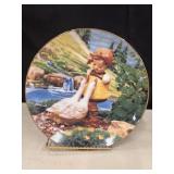Danbury Mint "Goose Girl" collector plate from