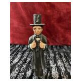 Abraham Lincoln Wood Carved Figure Primitive Style