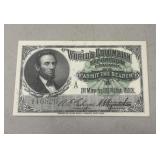 Authentic admission ticket for the 1893 World