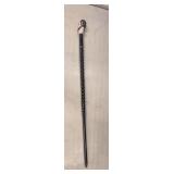 Black, spiral-shafted Abraham Lincoln walking