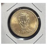 United States Presidential $1 coin, part of a