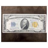 United States $10 Silver Certificate Series 1934-A