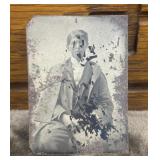 19th-Century Antique Tin Type Portrait