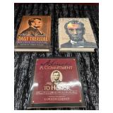 3 pc. Hardcover books: Lincoln As I Knew Him by