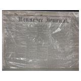 Original 19th-century American newspaper.