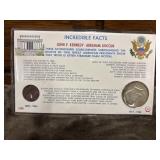 Card describes a famous list of coincidences