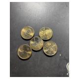 United States Sacagawea one-dollar coins,