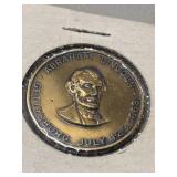 Abraham Lincoln and the Battle of Gettysburg medal