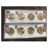 2007 Presidential Dollar coins, includes the