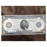 1914 $5 Federal Reserve Note, commonly referred