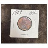 1909 B.M. Lincoln "Wheat" Penny."