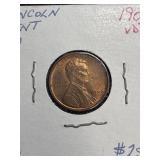 1909 Lincoln Cent BU VDB U.S. Penny Coin