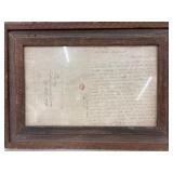 A mid-19th-century handwritten document, a