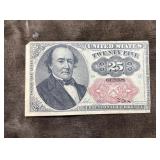 United States 25 Cent Fractional Currency note