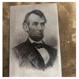 Replica 1863 Abraham Lincoln Portrait Photograph