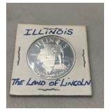 Abraham Lincoln and the Battle of Gettysburg coin.