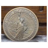1965 Statue of Liberty Centennial Bronze Medal